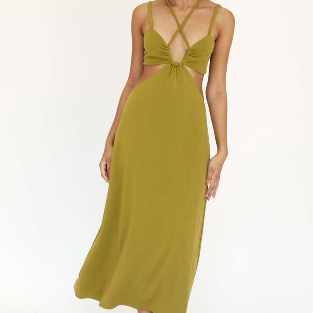 THIRD FORM The Double Crossed Midi Dress